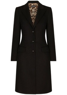 DOLCE & GABBANA Single-breasted button-up coat
