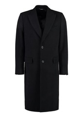 DOLCE & GABBANA SINGLE-BREASTED WOOL COAT