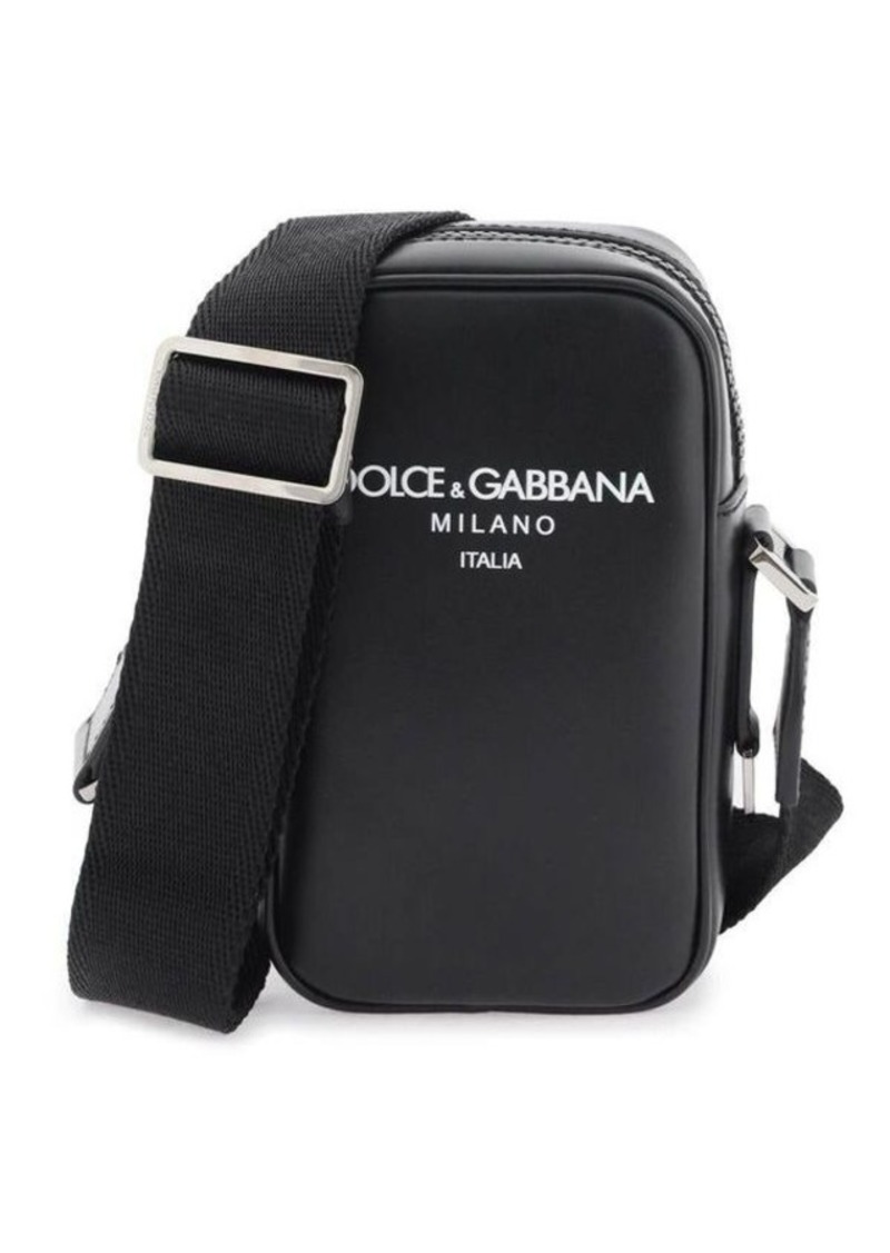 Dolce & gabbana small leather crossbody bag