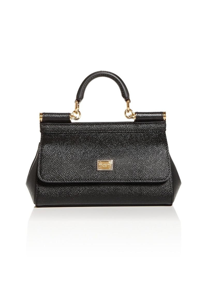 Dolce & Gabbana Small Sicily Bag in Dauphine Calfskin