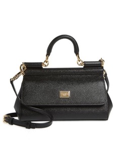 Dolce & Gabbana Small Sicily East West Leather Satchel