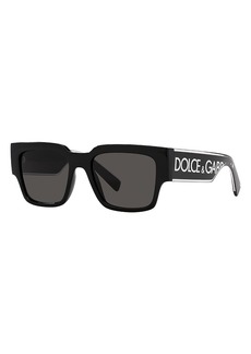 Dolce & Gabbana Square Sunglasses, 52mm