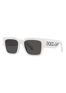 Dolce & Gabbana Square Sunglasses, 52mm