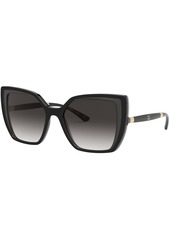 Dolce & Gabbana Dolce&Gabbana Women's Sunglasses, DG6138 - BLACK ON TRANSPARENT GREY/GREY GRADIENT