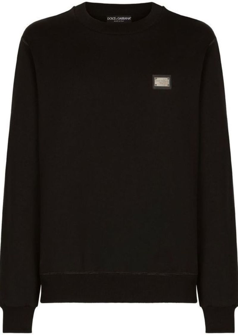 DOLCE & GABBANA SWEATER WITH APPLICATION