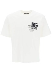 Dolce & gabbana t-shirt with embroidery and prints