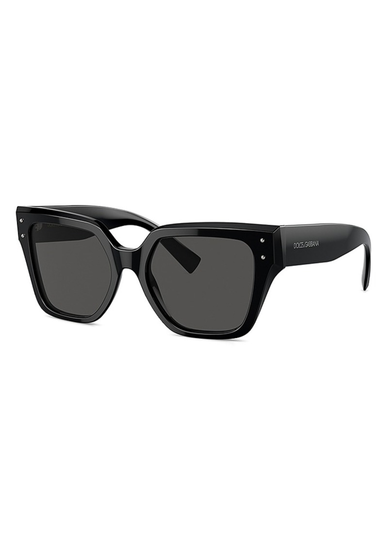 Dolce & Gabbana The Sharp Family Square Sunglasses, 52mm