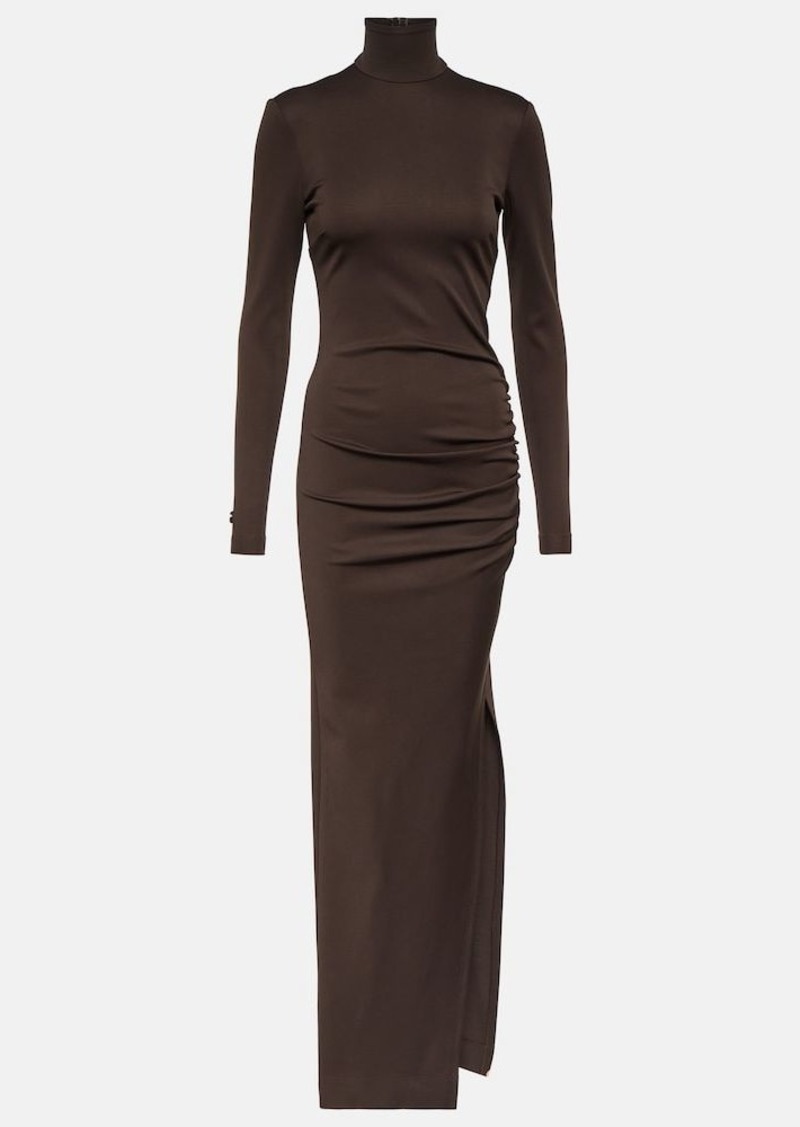 Dolce & Gabbana Turtleneck jersey maxi dress