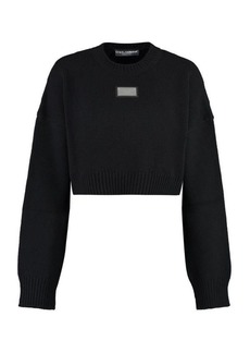DOLCE & GABBANA VIRGIN WOOL AND CASHMERE PULLOVER
