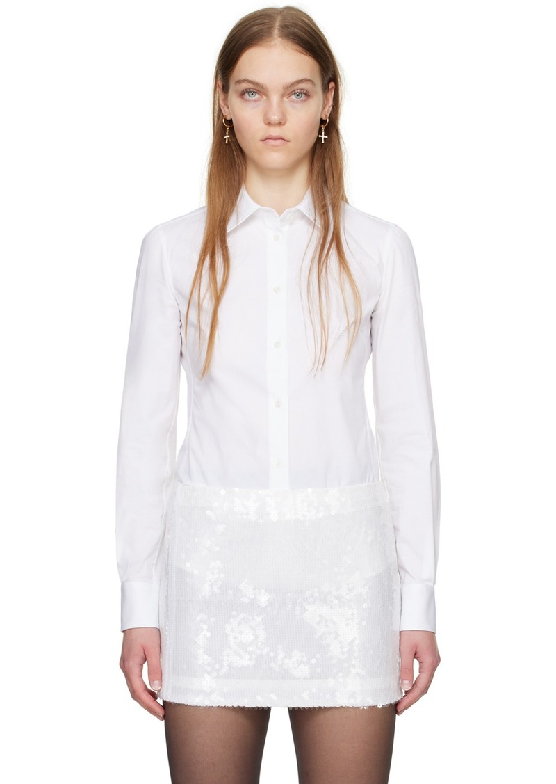 Dolce & Gabbana White Button Shirt