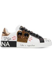 Dolce & Gabbana White Portofino Sneakers