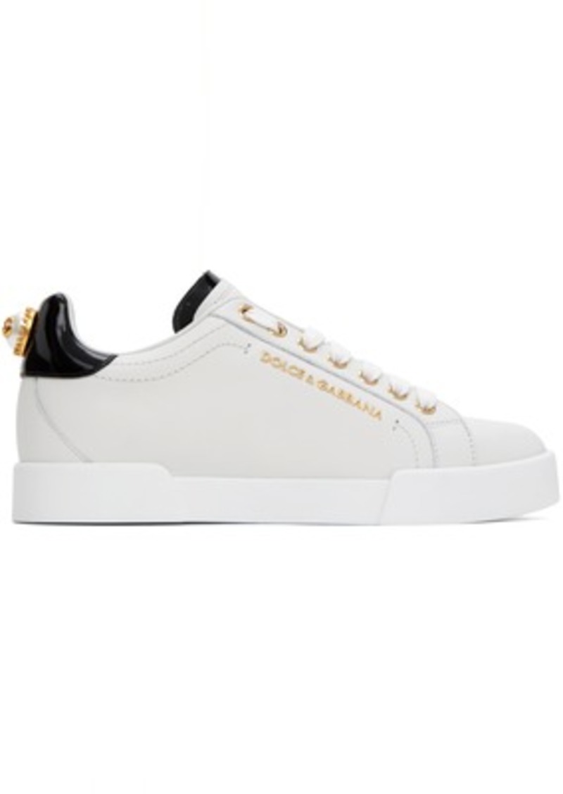 Dolce & Gabbana White Portofino Sneakers