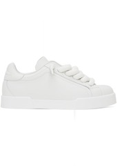 Dolce & Gabbana White Portofino Sneakers