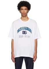 Dolce & Gabbana White Printed T-Shirt