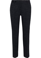 Dolce & Gabbana Woman Jacquard Slim-leg Pants Black