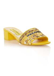 Dolce & Gabbana Women's Heeled Slide Sandals