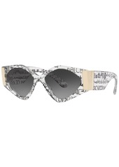 Dolce & Gabbana Dolce&Gabbana Women's Sunglasses, DG4396 55 - Transparent Graffiti