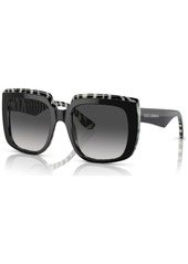 Dolce & Gabbana Dolce&Gabbana Women's Sunglasses, DG441454-y - Top Black on Zebra
