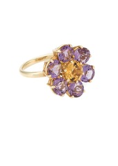 Dolce & Gabbana 18kt yellow gold Spring gemstone ring