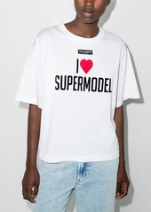 Dolce & Gabbana Supermodel print oversized T-shirt