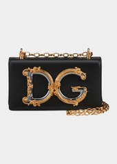 Dolce & Gabbana Dolce&Gabbana Barocco Leather Shoulder Bag