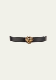 Dolce & Gabbana Dolce&Gabbana Devotion Leather Belt