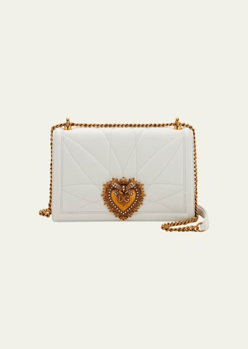 Dolce & Gabbana Dolce&Gabbana Devotion Medium Quilted Crossbody Bag