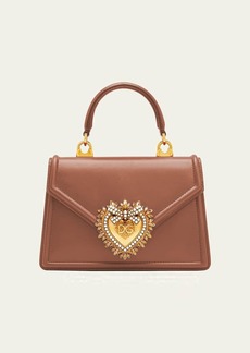 Dolce & Gabbana Dolce&Gabbana Devotion Mini Leather Top-Handle Bag