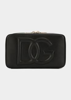 Dolce & Gabbana Dolce&Gabbana DG Logo Zip Leather Clutch Bag