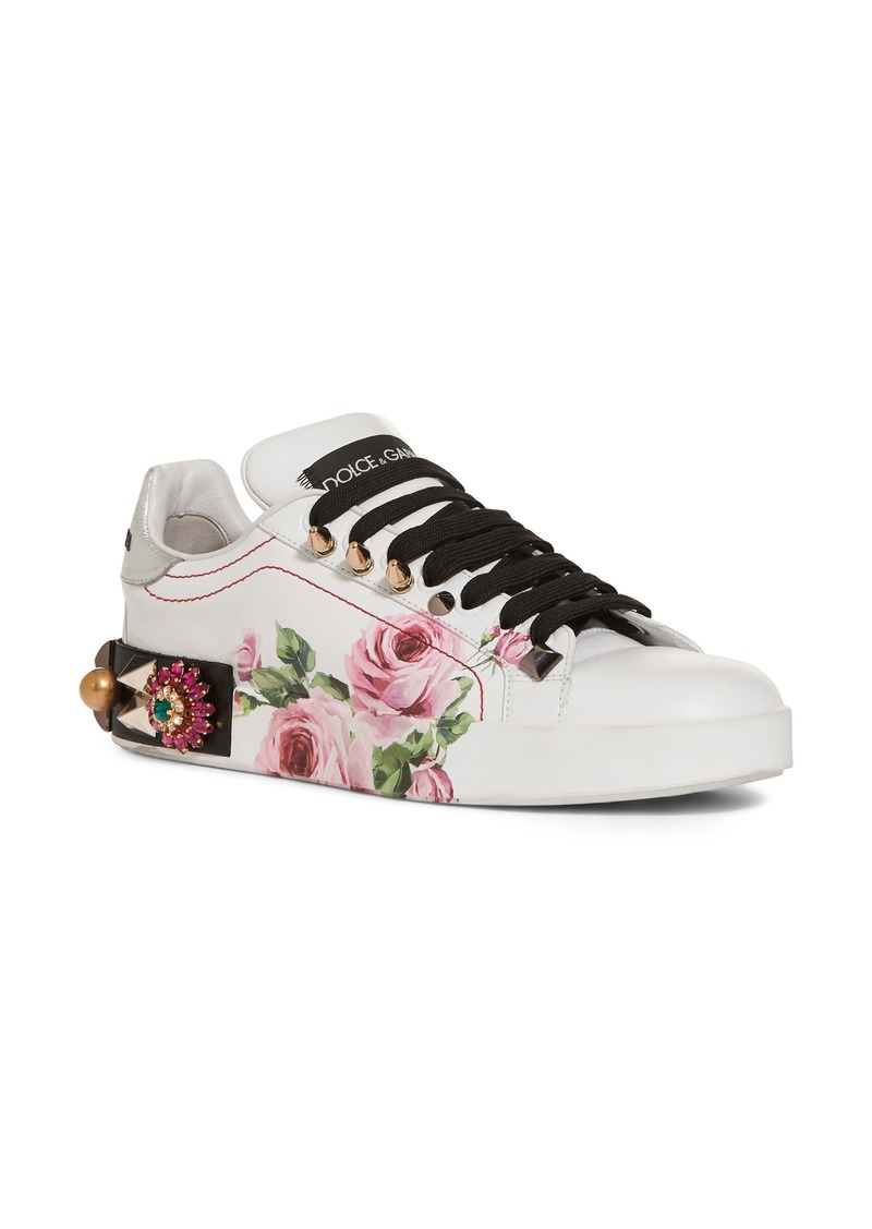 dolce and gabbana flower shoes