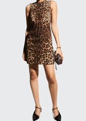 Dolce & Gabbana Dolce&Gabbana Leopard-Print Shift Dress