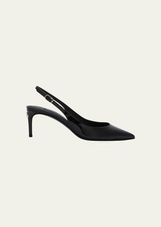 Dolce & Gabbana Dolce&Gabbana Patent Leather Slingback Pumps