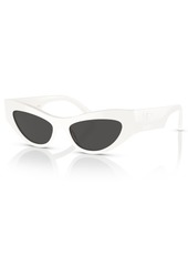 Dolce & Gabbana Dolce&Gabbana Women's Low Bridge Fit Sunglasses DG4450F - Black