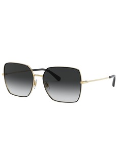 Dolce & Gabbana Dolce&Gabbana Women's Sunglasses, DG2242 - GOLD/BLACK/GREY GRADIENT