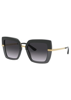 Dolce & Gabbana Dolce&Gabbana Women's Sunglasses, DG4373 - TOP BLACK ON TRANSPARENT BLACK/GREY GRAD