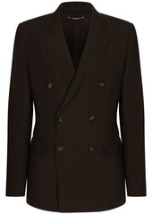 Dolce & Gabbana double-breasted linen blazer