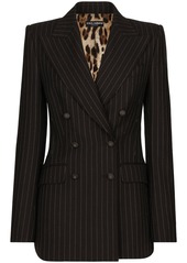 Dolce & Gabbana double-breasted striped blazer