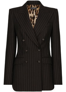 Dolce & Gabbana double-breasted striped blazer