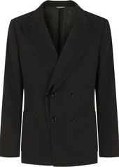 Dolce & Gabbana Deconstructed double-breasted blazer