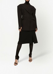 Dolce & Gabbana double-breasted crepe coat