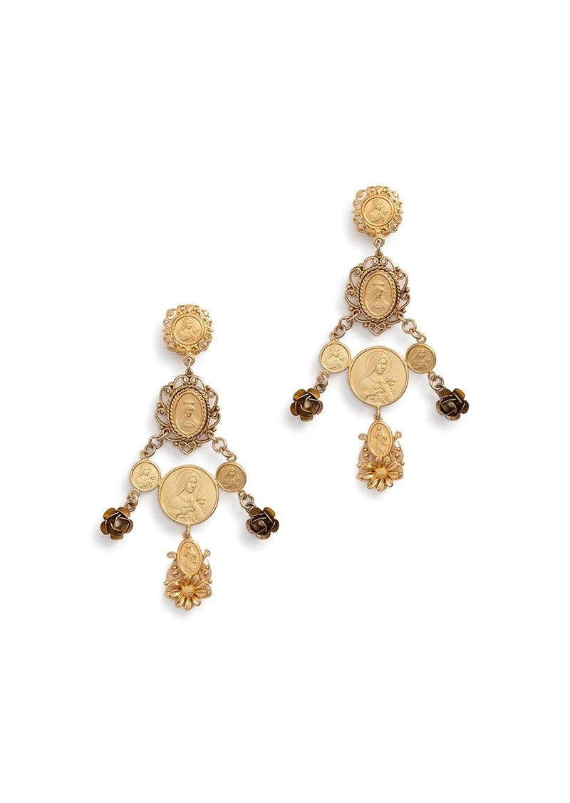 Dolce & Gabbana embellished pendant earrings