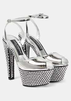 Dolce & Gabbana Embellished platform sandals