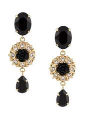 Dolce & Gabbana embellished rose pendant earrings