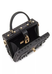 Dolce & Gabbana Embellished Satin Top-Handle Bag