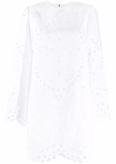 Dolce & Gabbana embroidered-design long-sleeve dress