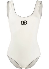 Dolce & Gabbana embroidered DG swimsuit