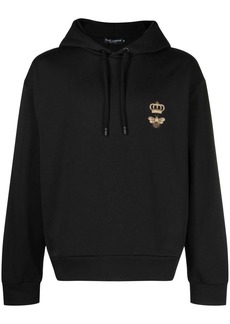 Dolce & Gabbana embroidered cotton hoodie