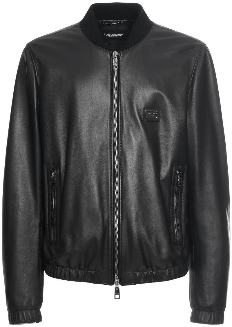 Dolce & Gabbana Essential Leather Jacket