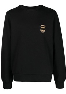 Dolce & Gabbana motif-embroidered jersey sweatshirt