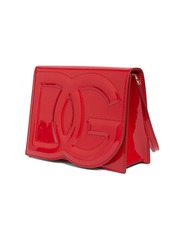 Dolce & Gabbana Flap Logo Patent Leather Bag